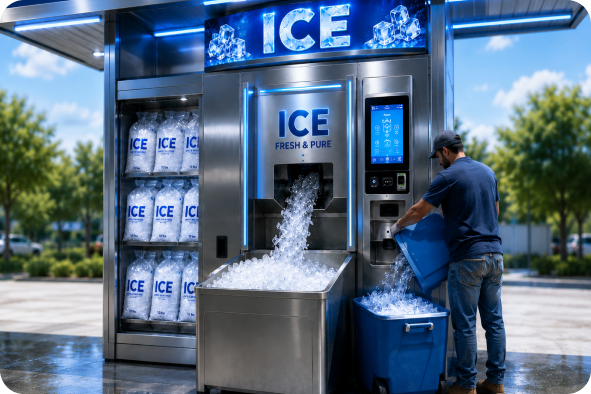 Automatic Ice Dispensing