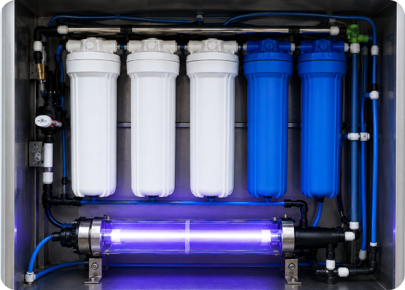 Reverse Osmosis (RO) & UV Filtration